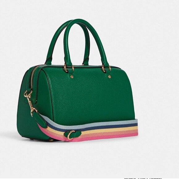 COACH Rowan Satchel with Diary Embroidery C8280 - Picture 11 of 12